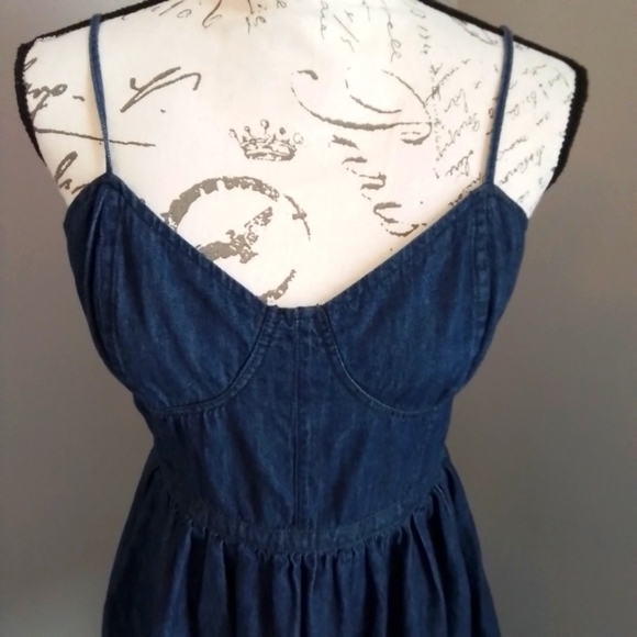 Free People Denim Dress - M - Picture 3 of 8